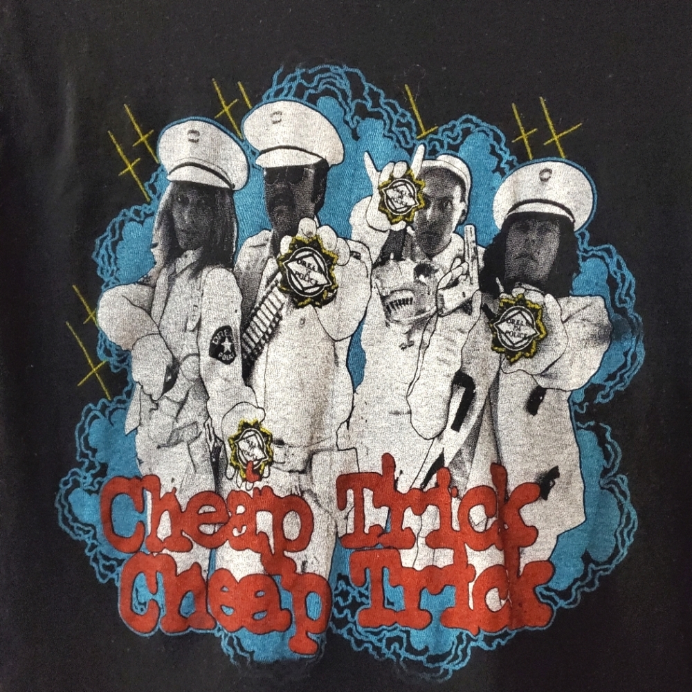 Cheap Trick Dream Police Vintage Single Stitch Band Tee - Size M